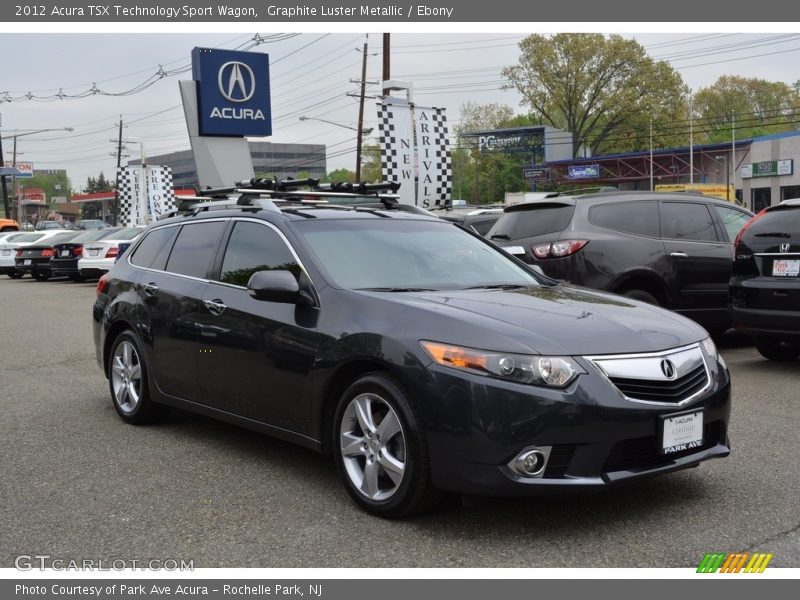 Graphite Luster Metallic / Ebony 2012 Acura TSX Technology Sport Wagon