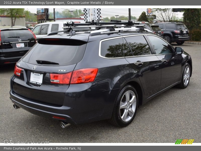 Graphite Luster Metallic / Ebony 2012 Acura TSX Technology Sport Wagon