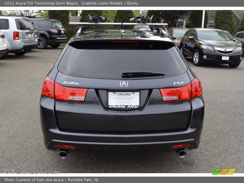 Graphite Luster Metallic / Ebony 2012 Acura TSX Technology Sport Wagon
