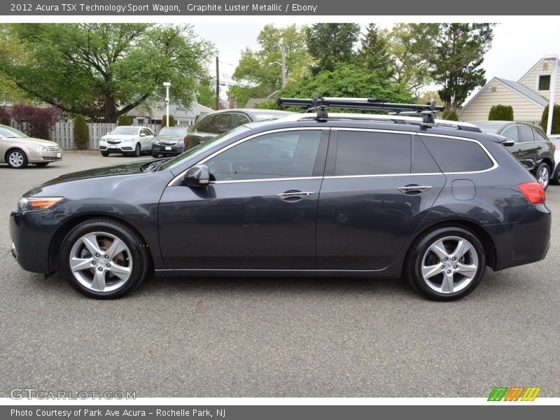 Graphite Luster Metallic / Ebony 2012 Acura TSX Technology Sport Wagon