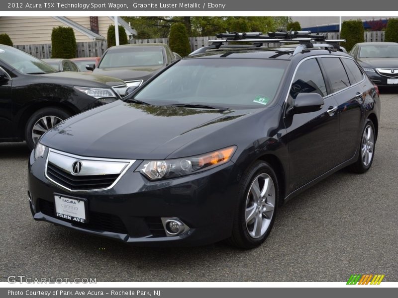 Graphite Luster Metallic / Ebony 2012 Acura TSX Technology Sport Wagon