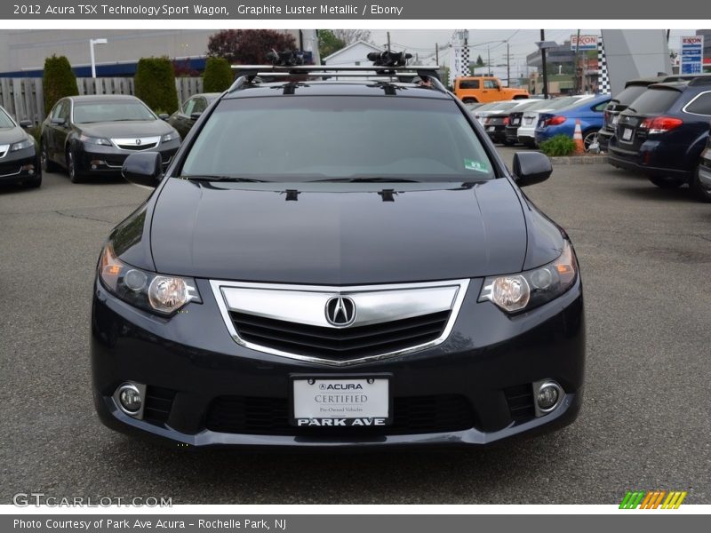 Graphite Luster Metallic / Ebony 2012 Acura TSX Technology Sport Wagon