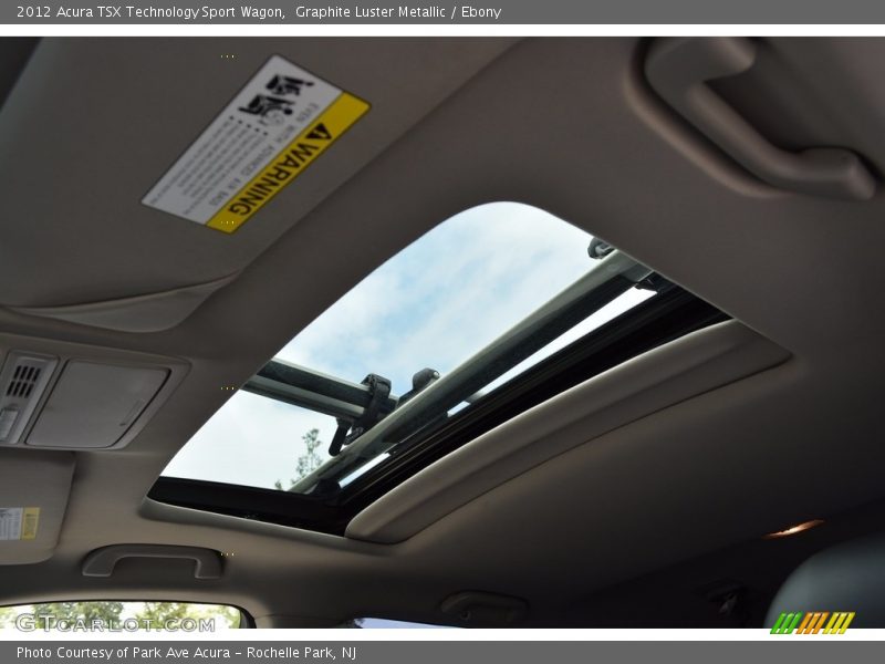 Graphite Luster Metallic / Ebony 2012 Acura TSX Technology Sport Wagon