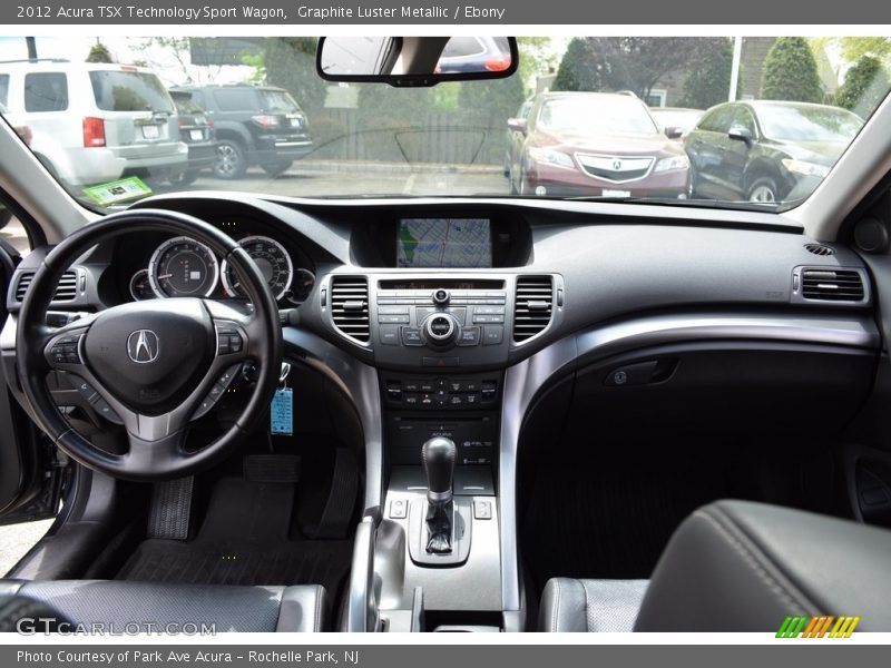 Graphite Luster Metallic / Ebony 2012 Acura TSX Technology Sport Wagon