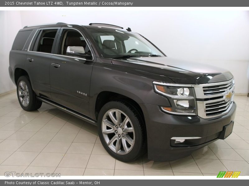 Tungsten Metallic / Cocoa/Mahogany 2015 Chevrolet Tahoe LTZ 4WD