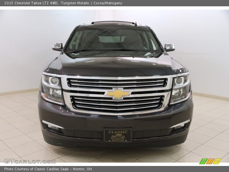 Tungsten Metallic / Cocoa/Mahogany 2015 Chevrolet Tahoe LTZ 4WD