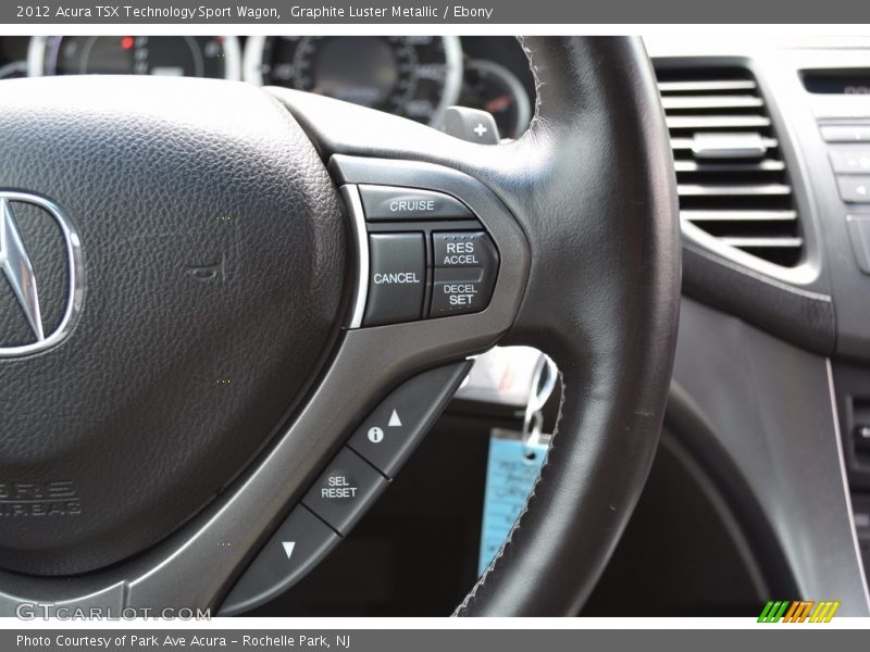 Graphite Luster Metallic / Ebony 2012 Acura TSX Technology Sport Wagon