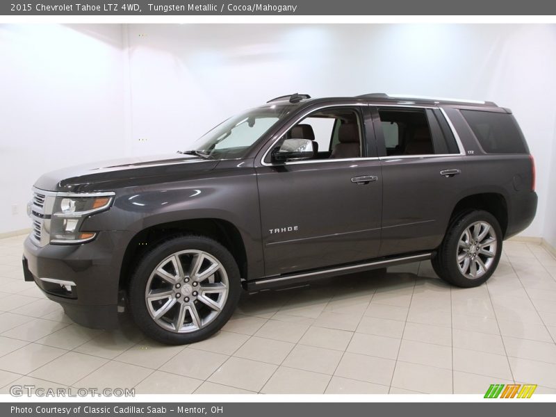 Tungsten Metallic / Cocoa/Mahogany 2015 Chevrolet Tahoe LTZ 4WD