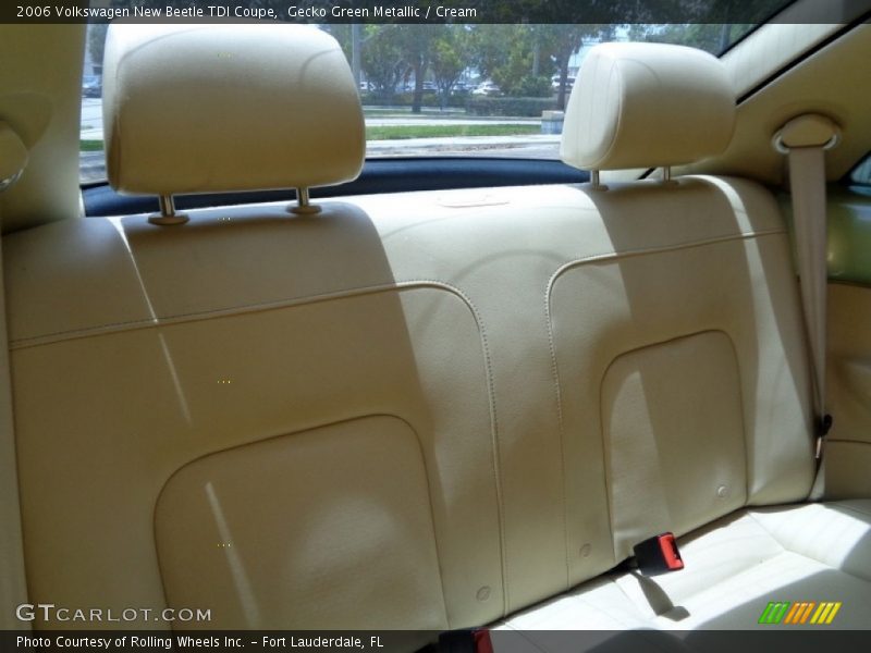 Gecko Green Metallic / Cream 2006 Volkswagen New Beetle TDI Coupe