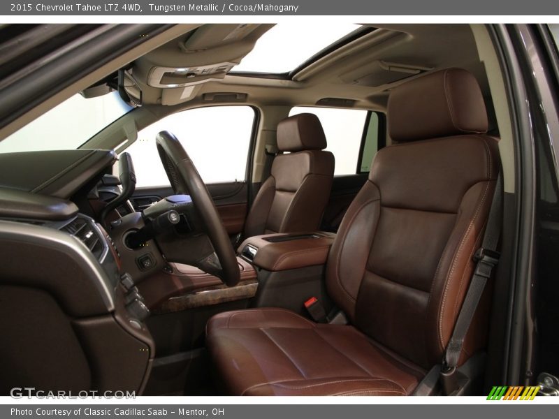 Tungsten Metallic / Cocoa/Mahogany 2015 Chevrolet Tahoe LTZ 4WD