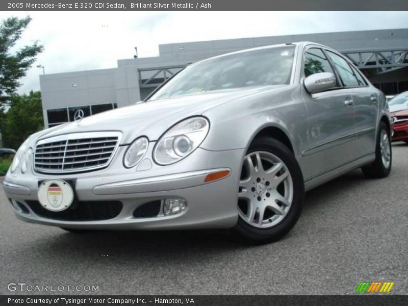 Brilliant Silver Metallic / Ash 2005 Mercedes-Benz E 320 CDI Sedan