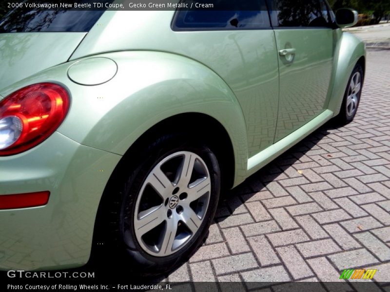 Gecko Green Metallic / Cream 2006 Volkswagen New Beetle TDI Coupe