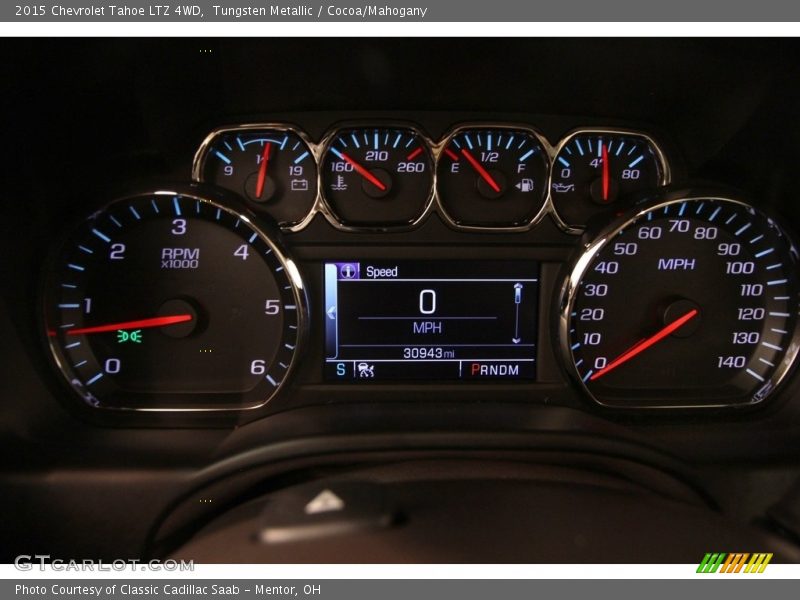 Tungsten Metallic / Cocoa/Mahogany 2015 Chevrolet Tahoe LTZ 4WD