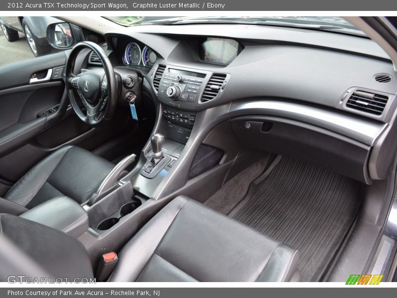 Graphite Luster Metallic / Ebony 2012 Acura TSX Technology Sport Wagon
