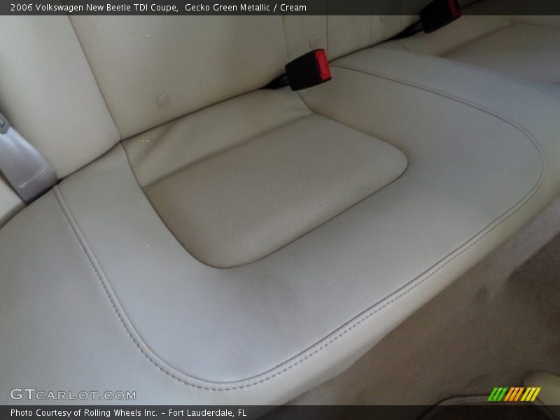 Gecko Green Metallic / Cream 2006 Volkswagen New Beetle TDI Coupe