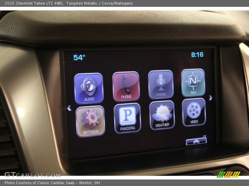 Tungsten Metallic / Cocoa/Mahogany 2015 Chevrolet Tahoe LTZ 4WD