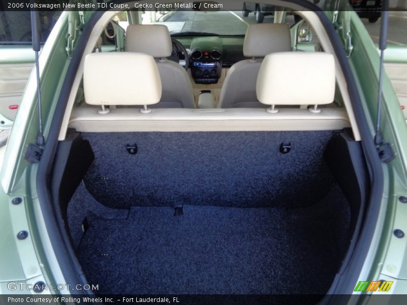 Gecko Green Metallic / Cream 2006 Volkswagen New Beetle TDI Coupe