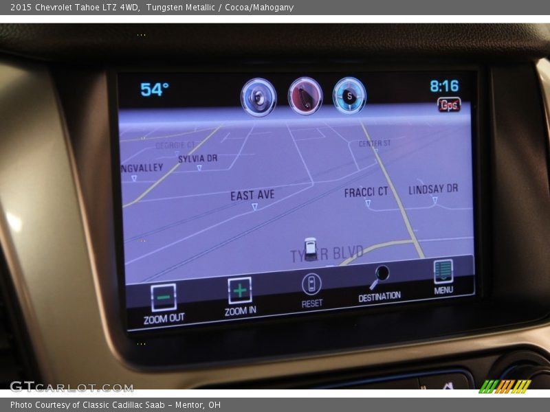 Tungsten Metallic / Cocoa/Mahogany 2015 Chevrolet Tahoe LTZ 4WD