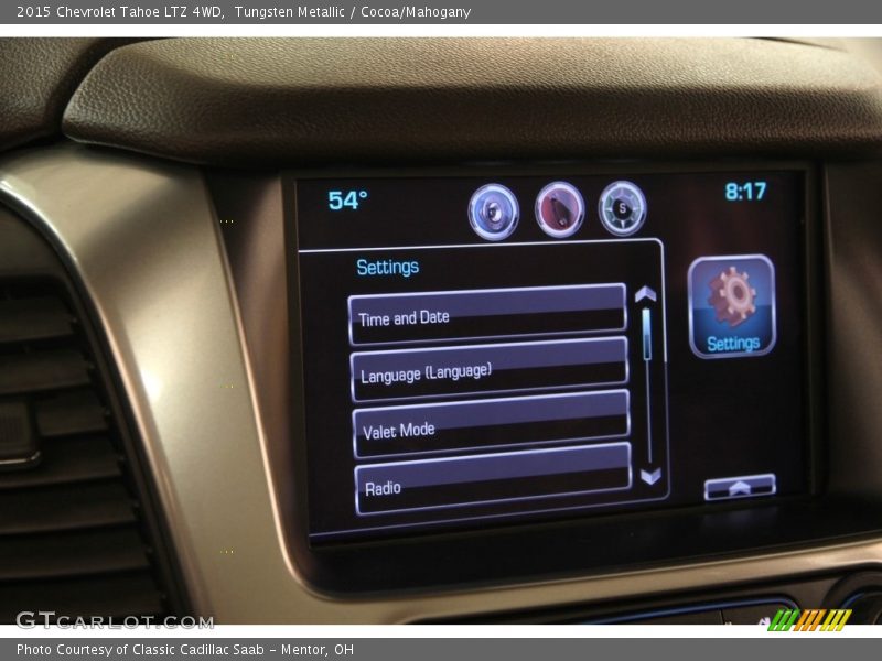 Tungsten Metallic / Cocoa/Mahogany 2015 Chevrolet Tahoe LTZ 4WD