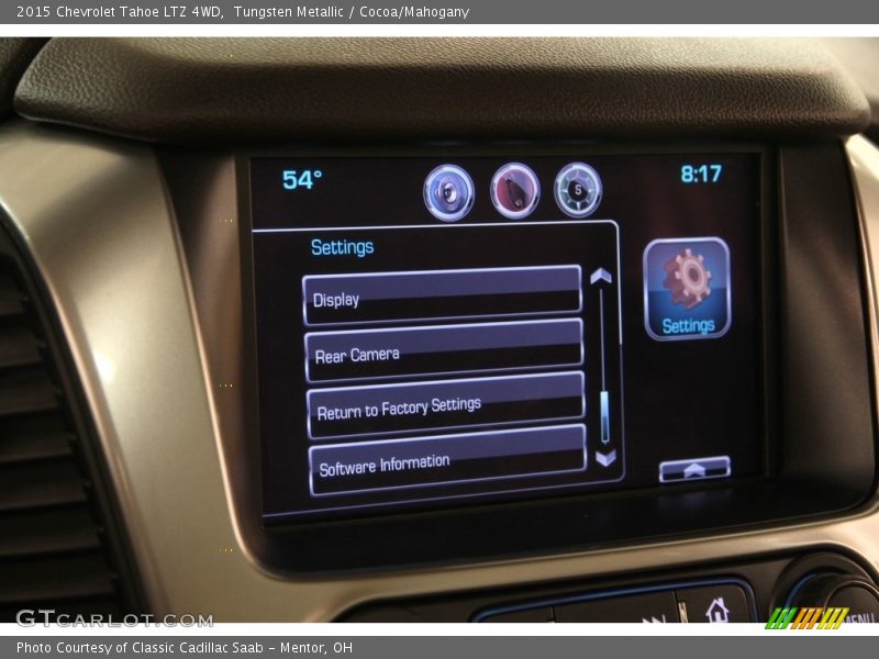 Tungsten Metallic / Cocoa/Mahogany 2015 Chevrolet Tahoe LTZ 4WD