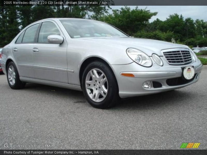 Brilliant Silver Metallic / Ash 2005 Mercedes-Benz E 320 CDI Sedan