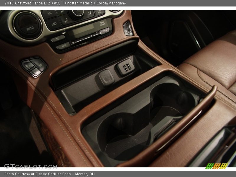 Tungsten Metallic / Cocoa/Mahogany 2015 Chevrolet Tahoe LTZ 4WD