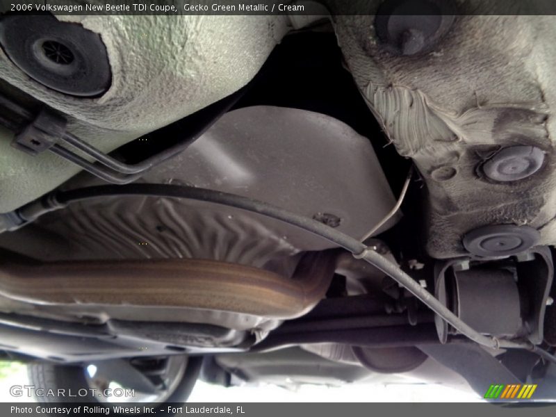 Gecko Green Metallic / Cream 2006 Volkswagen New Beetle TDI Coupe