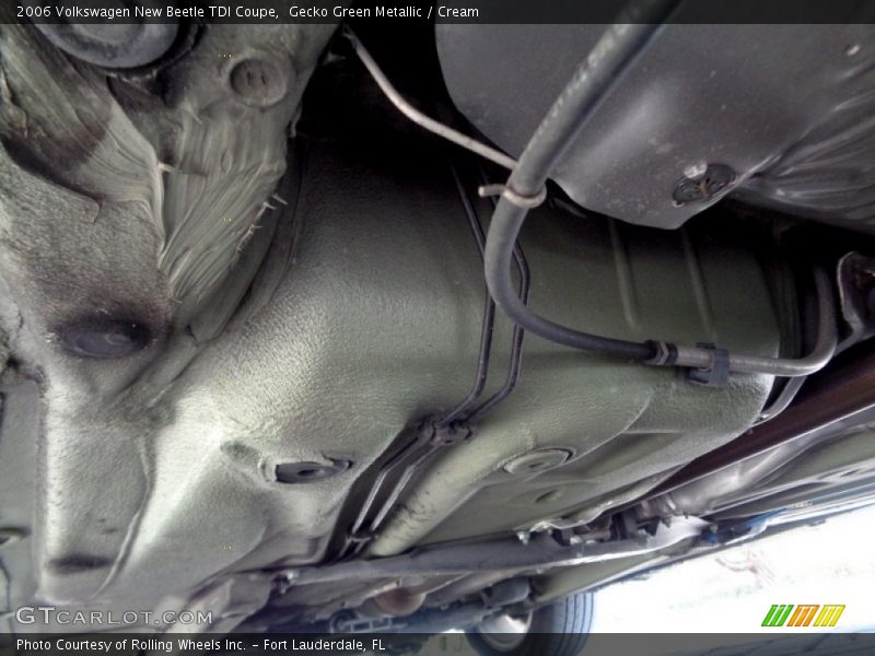 Gecko Green Metallic / Cream 2006 Volkswagen New Beetle TDI Coupe