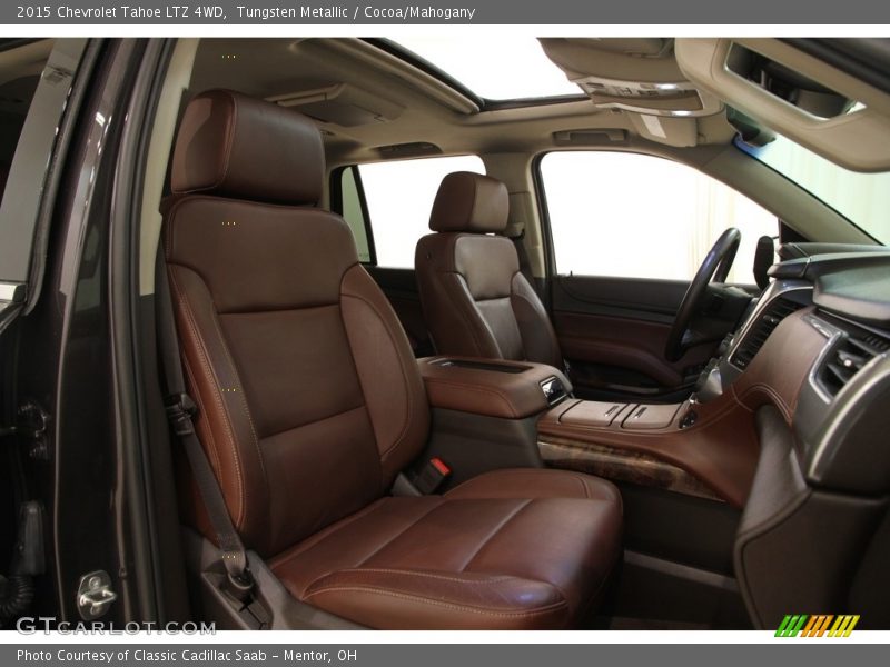 Tungsten Metallic / Cocoa/Mahogany 2015 Chevrolet Tahoe LTZ 4WD
