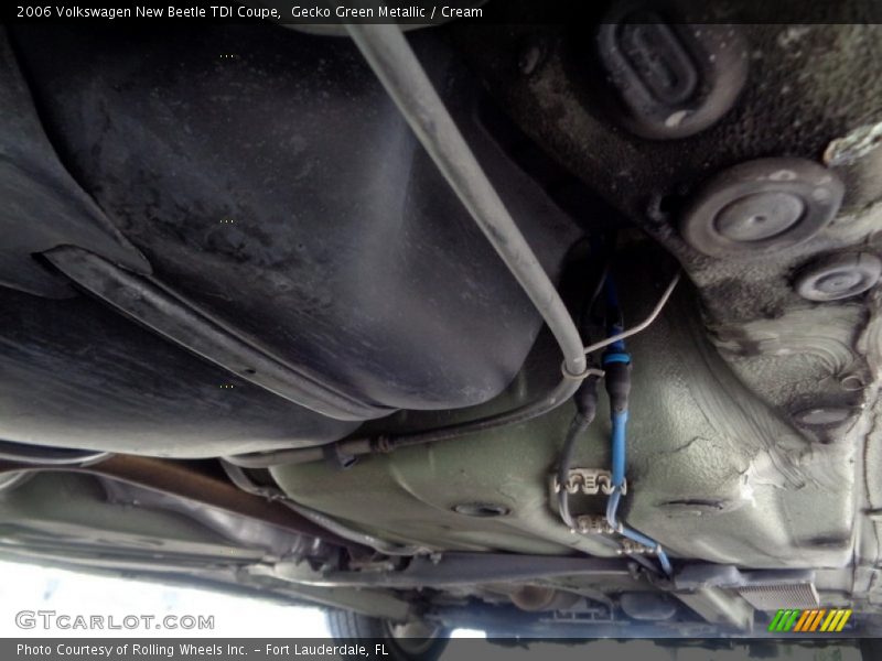 Gecko Green Metallic / Cream 2006 Volkswagen New Beetle TDI Coupe