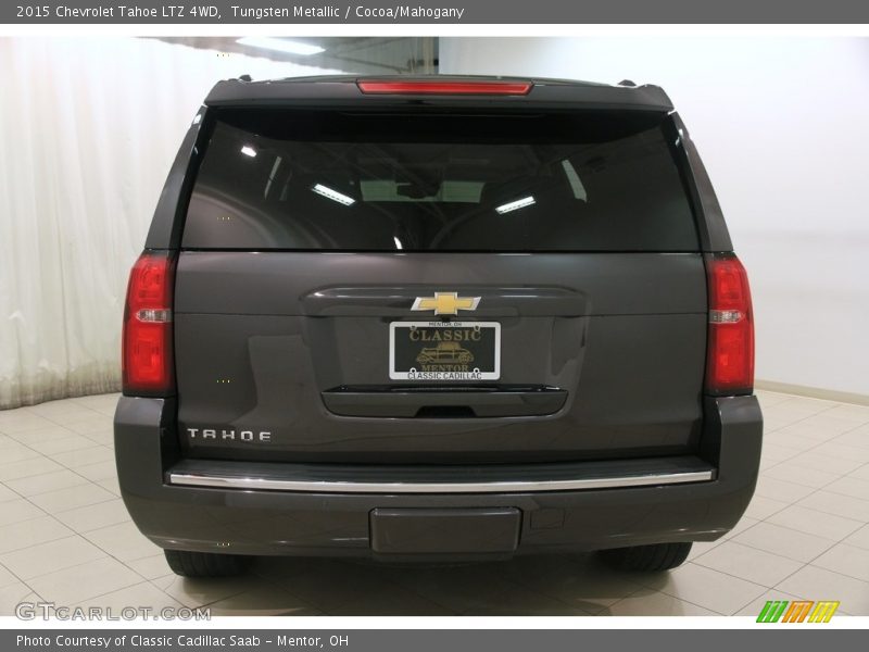 Tungsten Metallic / Cocoa/Mahogany 2015 Chevrolet Tahoe LTZ 4WD