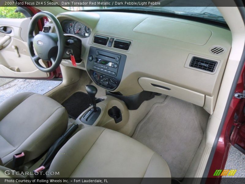 Dark Toreador Red Metallic / Dark Pebble/Light Pebble 2007 Ford Focus ZX4 S Sedan