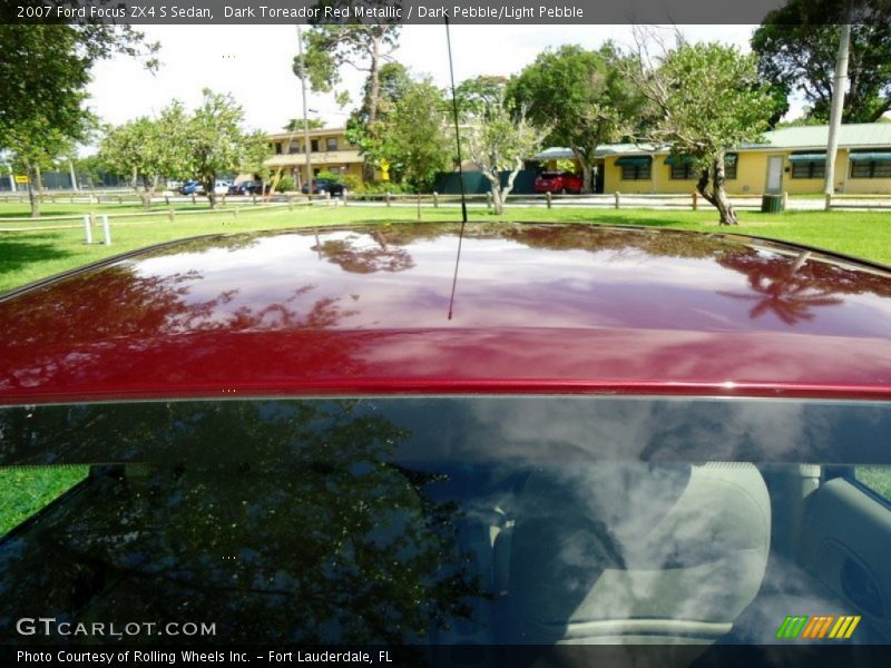 Dark Toreador Red Metallic / Dark Pebble/Light Pebble 2007 Ford Focus ZX4 S Sedan