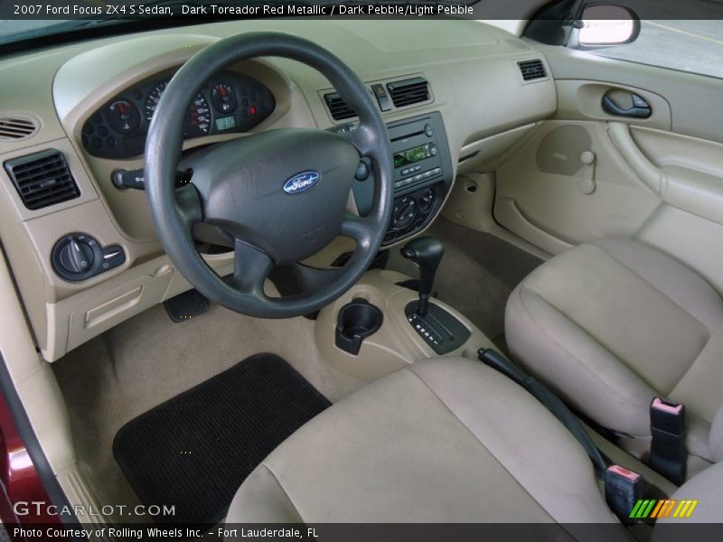 Dark Toreador Red Metallic / Dark Pebble/Light Pebble 2007 Ford Focus ZX4 S Sedan