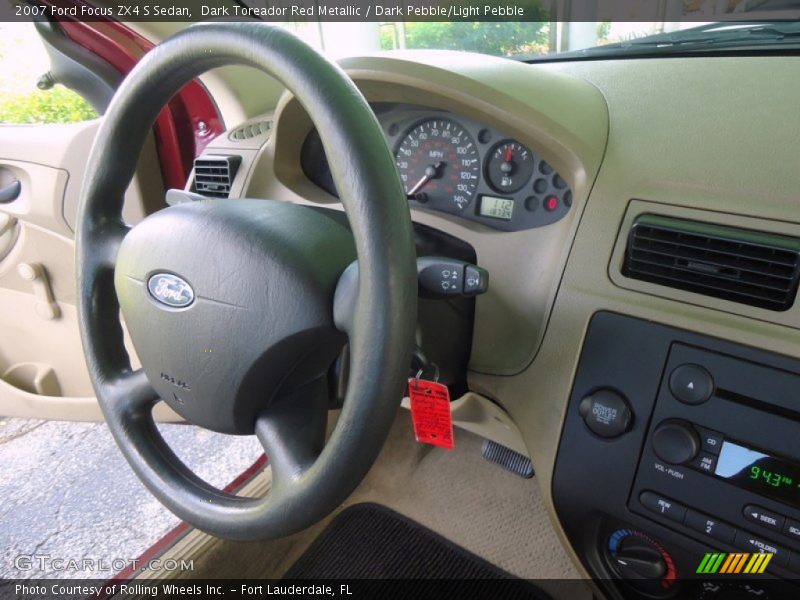 Dark Toreador Red Metallic / Dark Pebble/Light Pebble 2007 Ford Focus ZX4 S Sedan