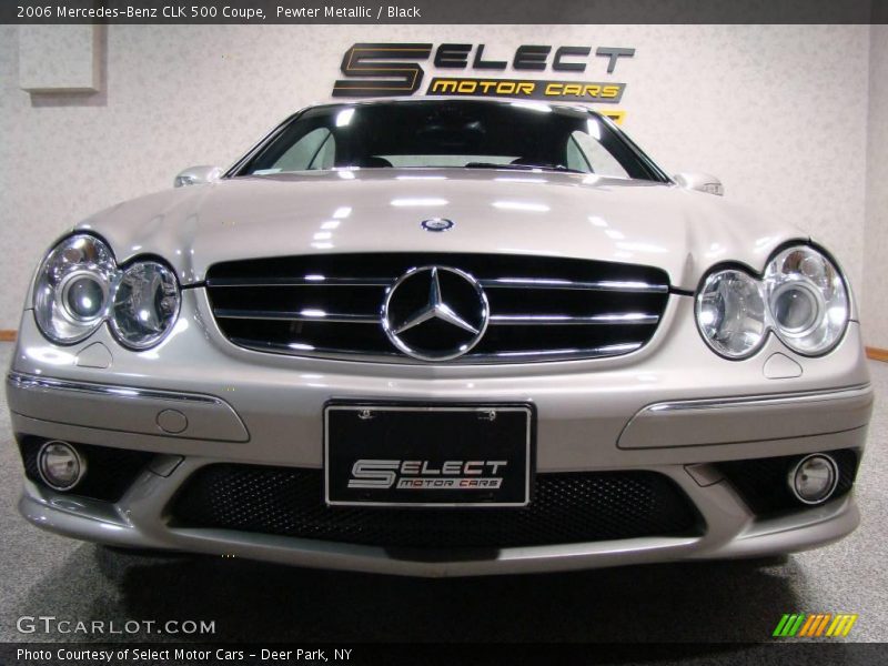 Pewter Metallic / Black 2006 Mercedes-Benz CLK 500 Coupe