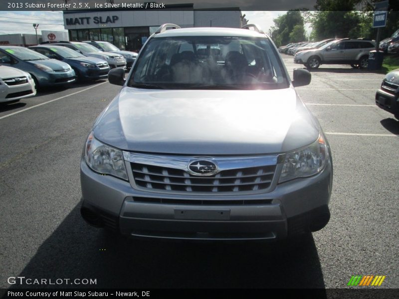 Ice Silver Metallic / Black 2013 Subaru Forester 2.5 X