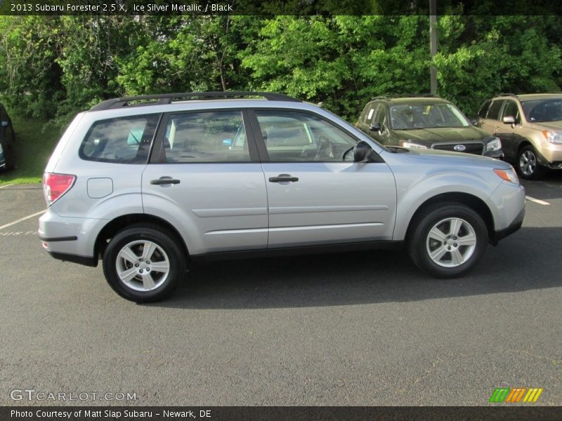 Ice Silver Metallic / Black 2013 Subaru Forester 2.5 X