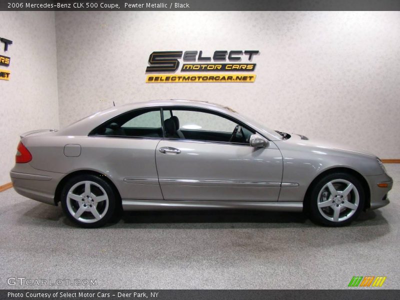 Pewter Metallic / Black 2006 Mercedes-Benz CLK 500 Coupe