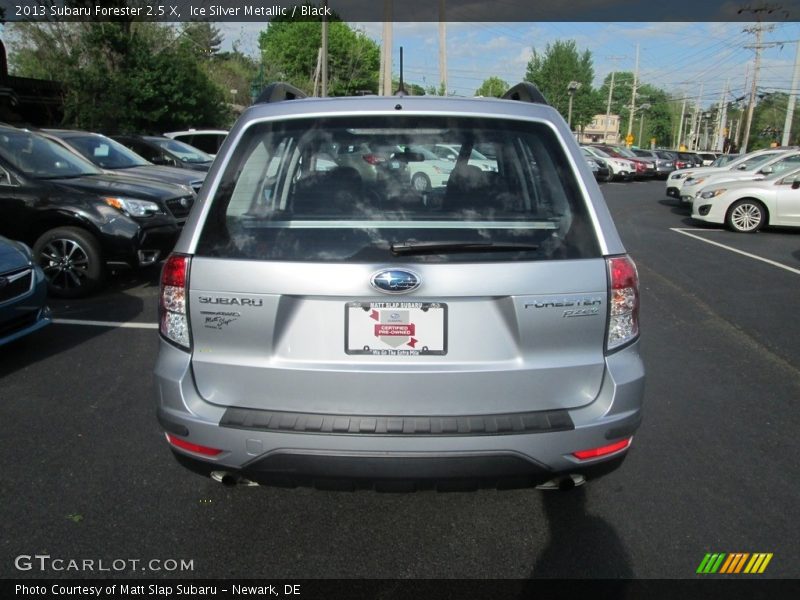 Ice Silver Metallic / Black 2013 Subaru Forester 2.5 X