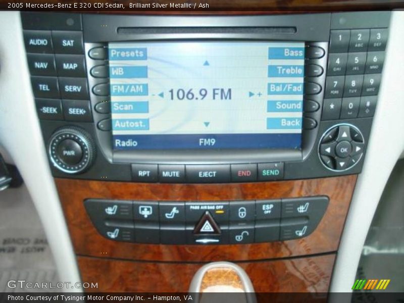 Brilliant Silver Metallic / Ash 2005 Mercedes-Benz E 320 CDI Sedan