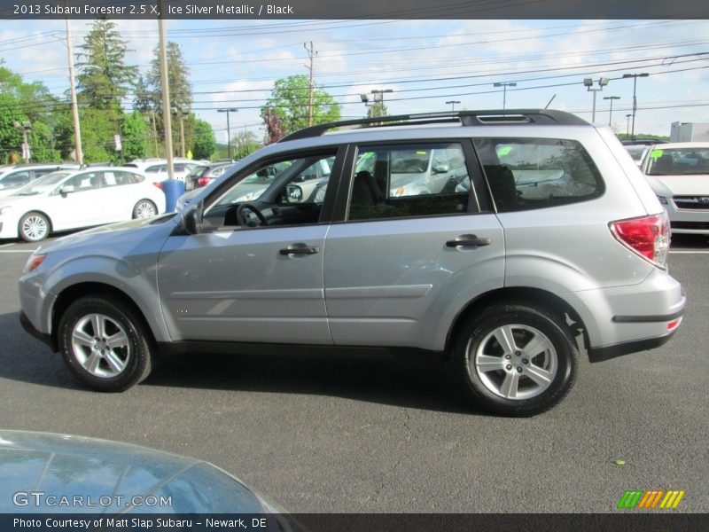 Ice Silver Metallic / Black 2013 Subaru Forester 2.5 X