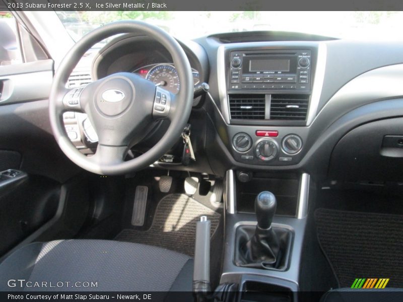 Ice Silver Metallic / Black 2013 Subaru Forester 2.5 X