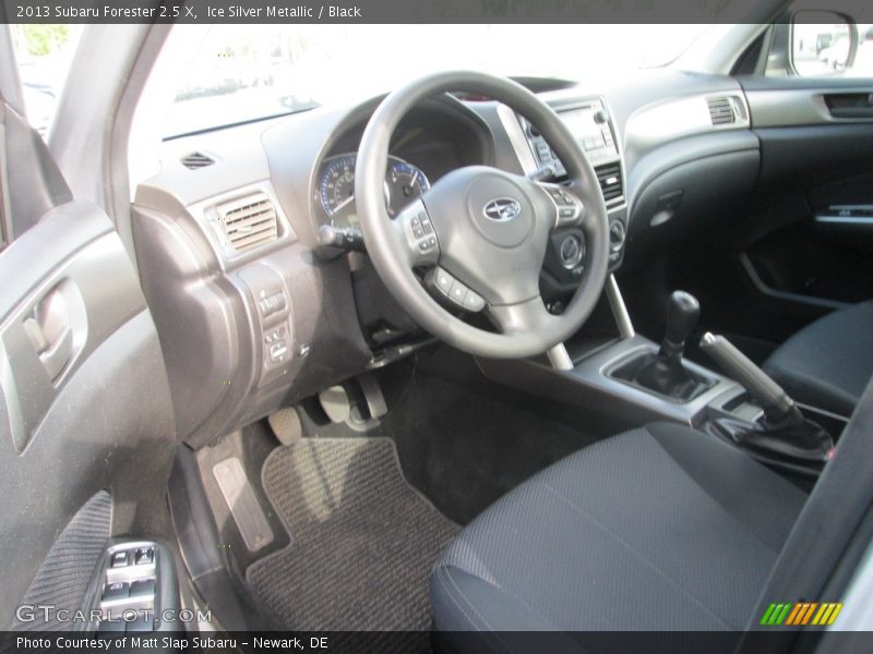 Ice Silver Metallic / Black 2013 Subaru Forester 2.5 X