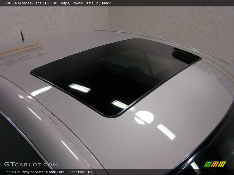 Pewter Metallic / Black 2006 Mercedes-Benz CLK 500 Coupe