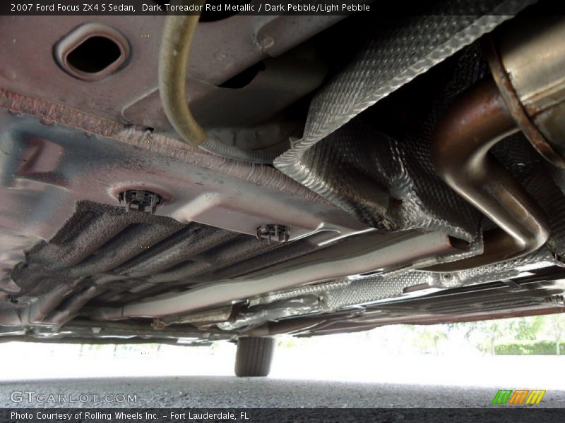 Dark Toreador Red Metallic / Dark Pebble/Light Pebble 2007 Ford Focus ZX4 S Sedan