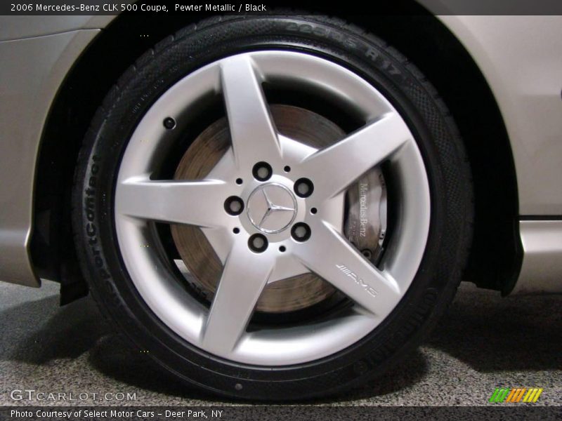 Pewter Metallic / Black 2006 Mercedes-Benz CLK 500 Coupe