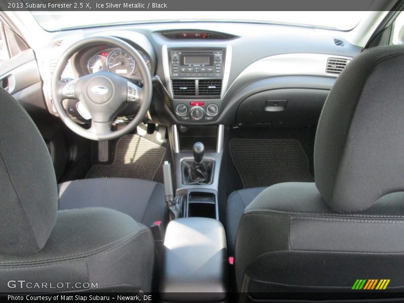 Ice Silver Metallic / Black 2013 Subaru Forester 2.5 X