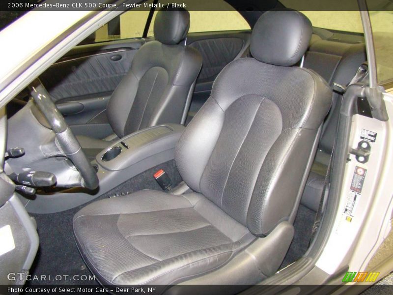 Pewter Metallic / Black 2006 Mercedes-Benz CLK 500 Coupe