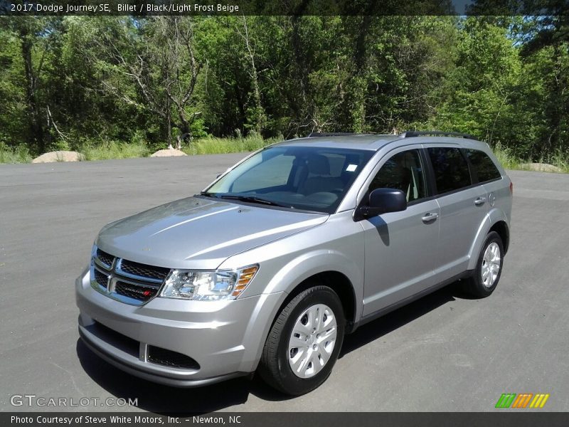 Billet / Black/Light Frost Beige 2017 Dodge Journey SE